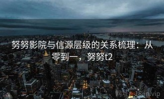 努努影院与信源层级的关系梳理：从零到一，努努t2