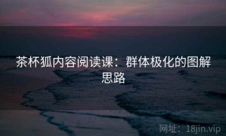 茶杯狐内容阅读课：群体极化的图解思路