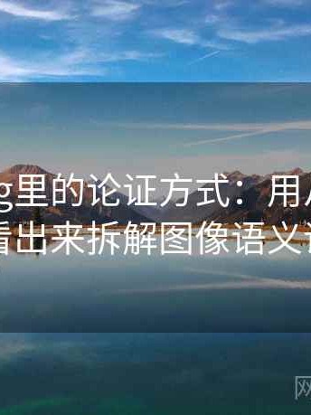 糖心Vlog里的论证方式：用从语言细节看出来拆解图像语义误导