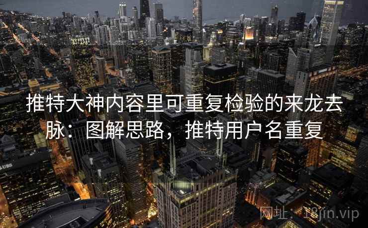 推特大神内容里可重复检验的来龙去脉：图解思路，推特用户名重复