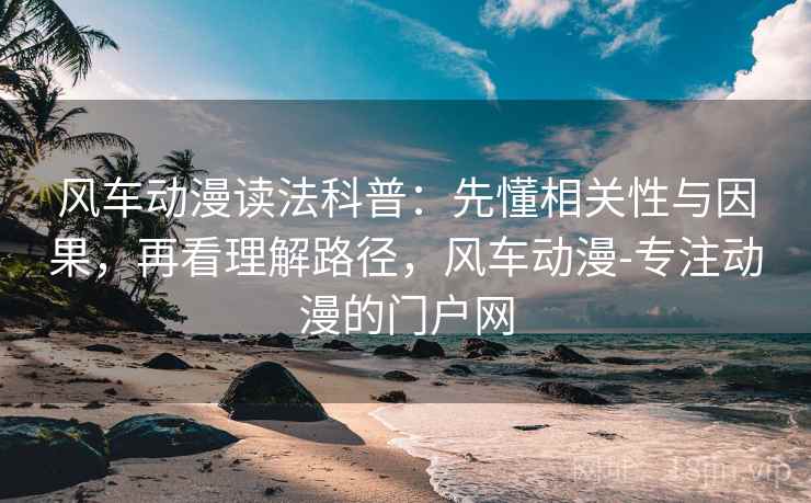 风车动漫读法科普：先懂相关性与因果，再看理解路径，风车动漫-专注动漫的门户网