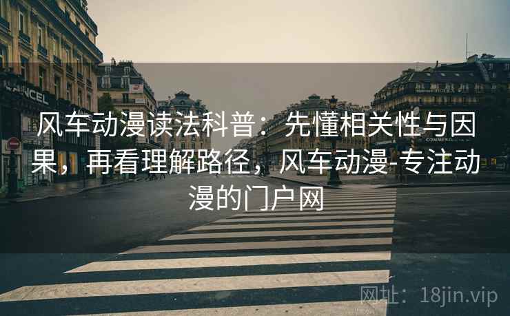 风车动漫读法科普：先懂相关性与因果，再看理解路径，风车动漫-专注动漫的门户网